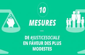10 mesures de #JusticeSociale en faveur des plus modestes