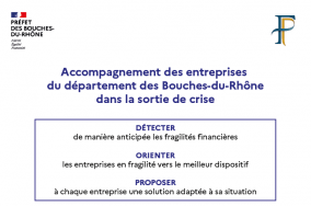 Soutien aux entreprises : mobilisation des services de l'Etat dans les Bouches-du-Rhône 
