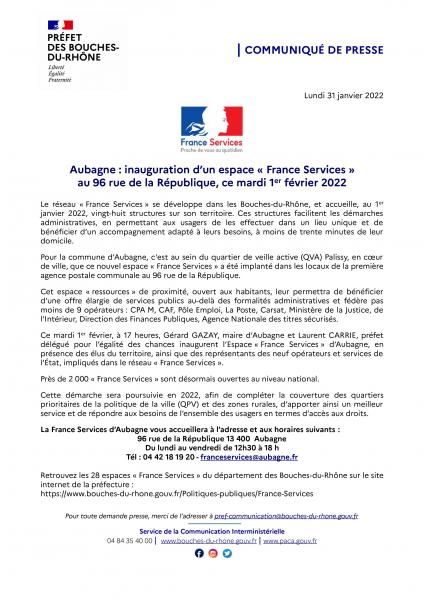 Cp Aubagne France Services