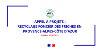 France Relance : recyclage foncier des friches, édition 2020-2021
